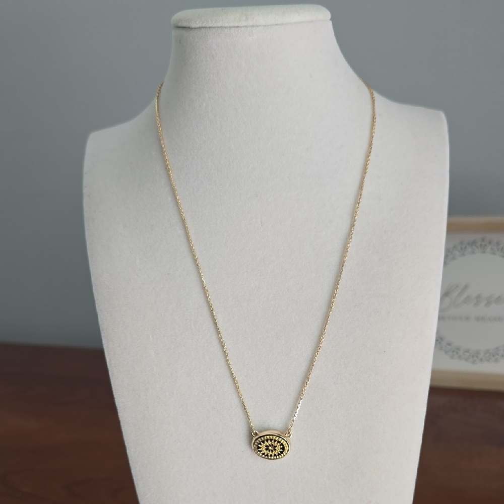 Avon Snow Dainty Goldtone Necklace